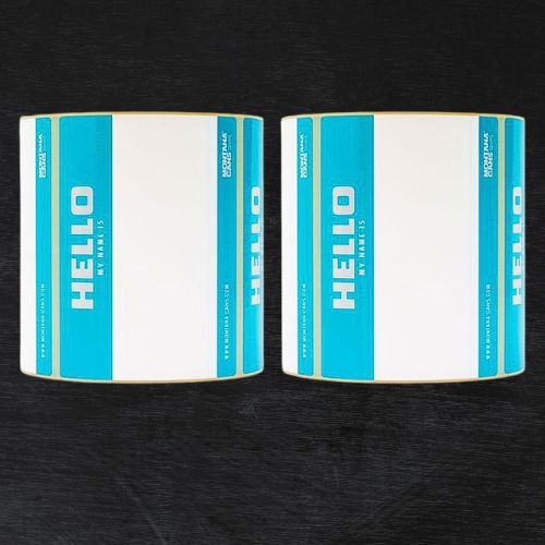 Montana "Hello my name is..." Roll of Stickers 500 pegatinas