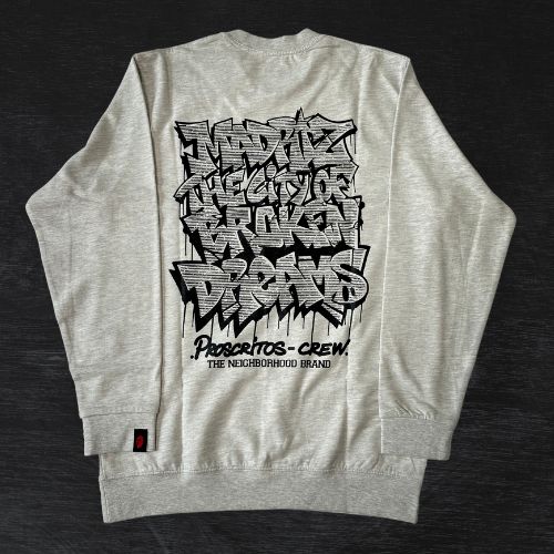 Sudadera Proscritos Crew Madriz Broken Dreams