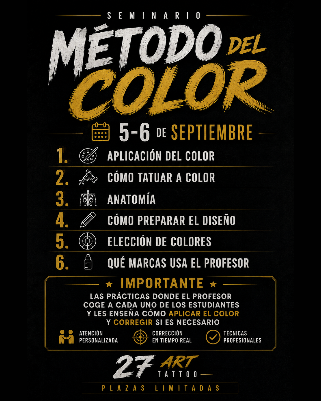Reserva Seminario GDavidArt Método del Color