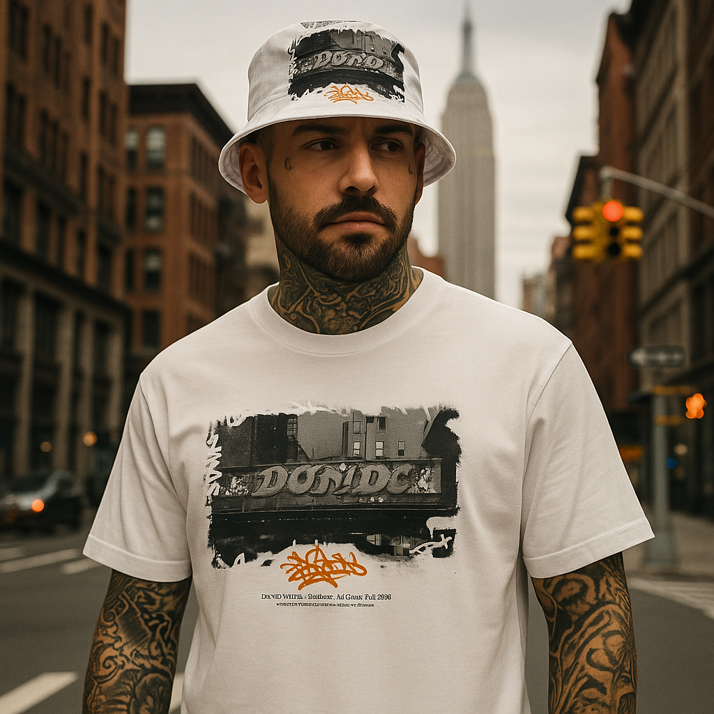 T-shirt branca Hink Dondi Metro