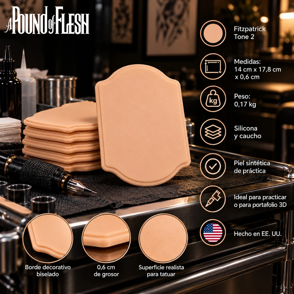 A Pound of Flesh Micros The Plaque Fitzpatrick Tone 2