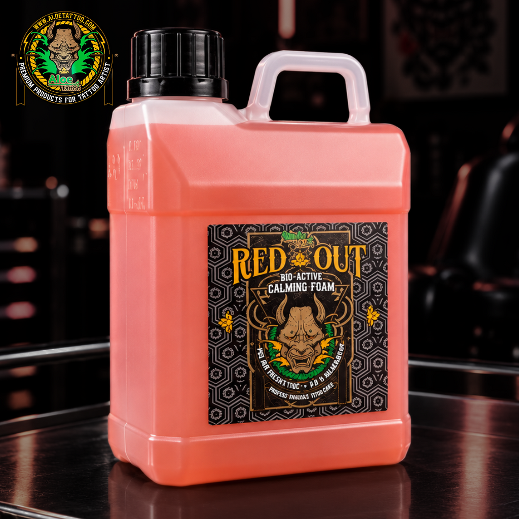 Aloe Tattoo Red Out