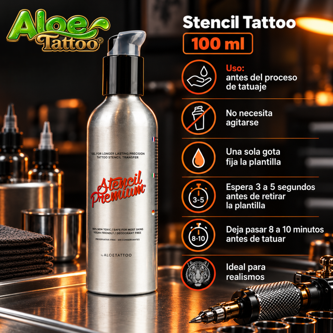 Aloe Tattoo Stencil Premium 100ml