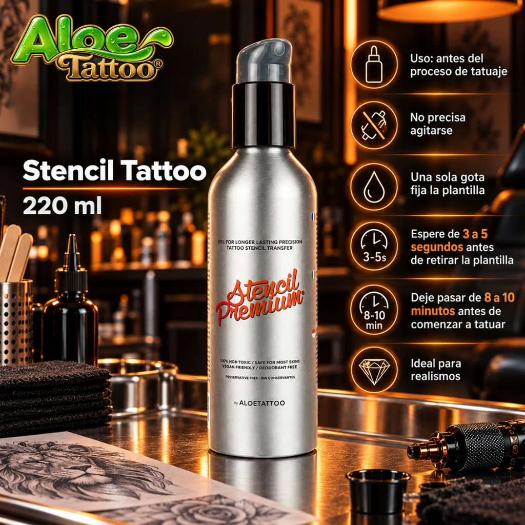 Aloe Tattoo Stencil Premium 220ml