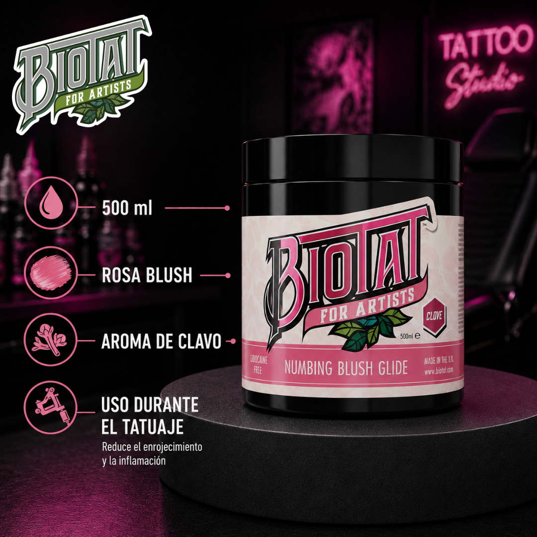 Biotat Anestesico Blush Tattoo Glide 500ml