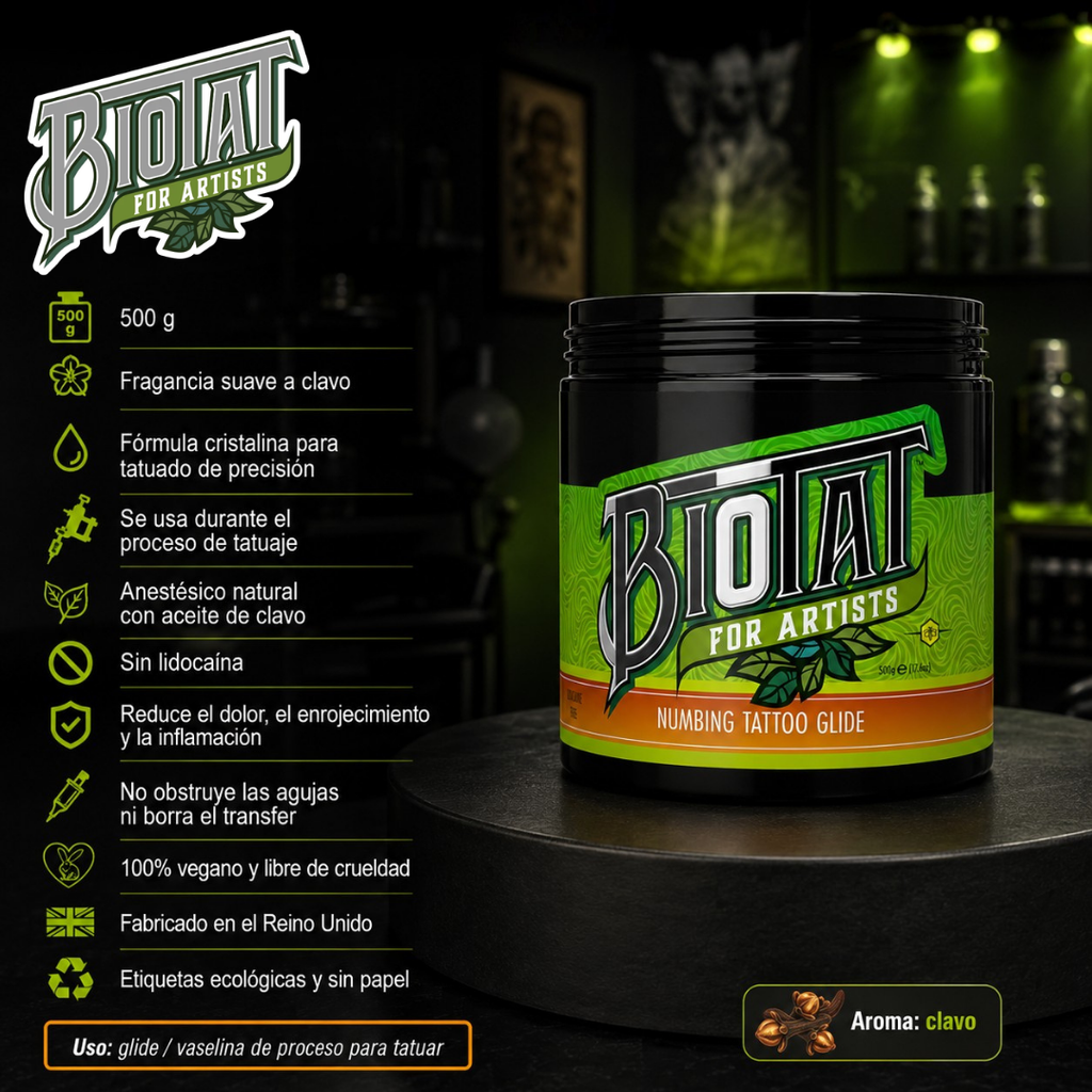 Biotat Anestesico Tattoo Glide 500ml