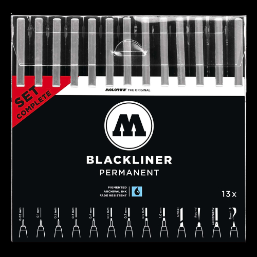Molotow Blackliner Complete Set X 13