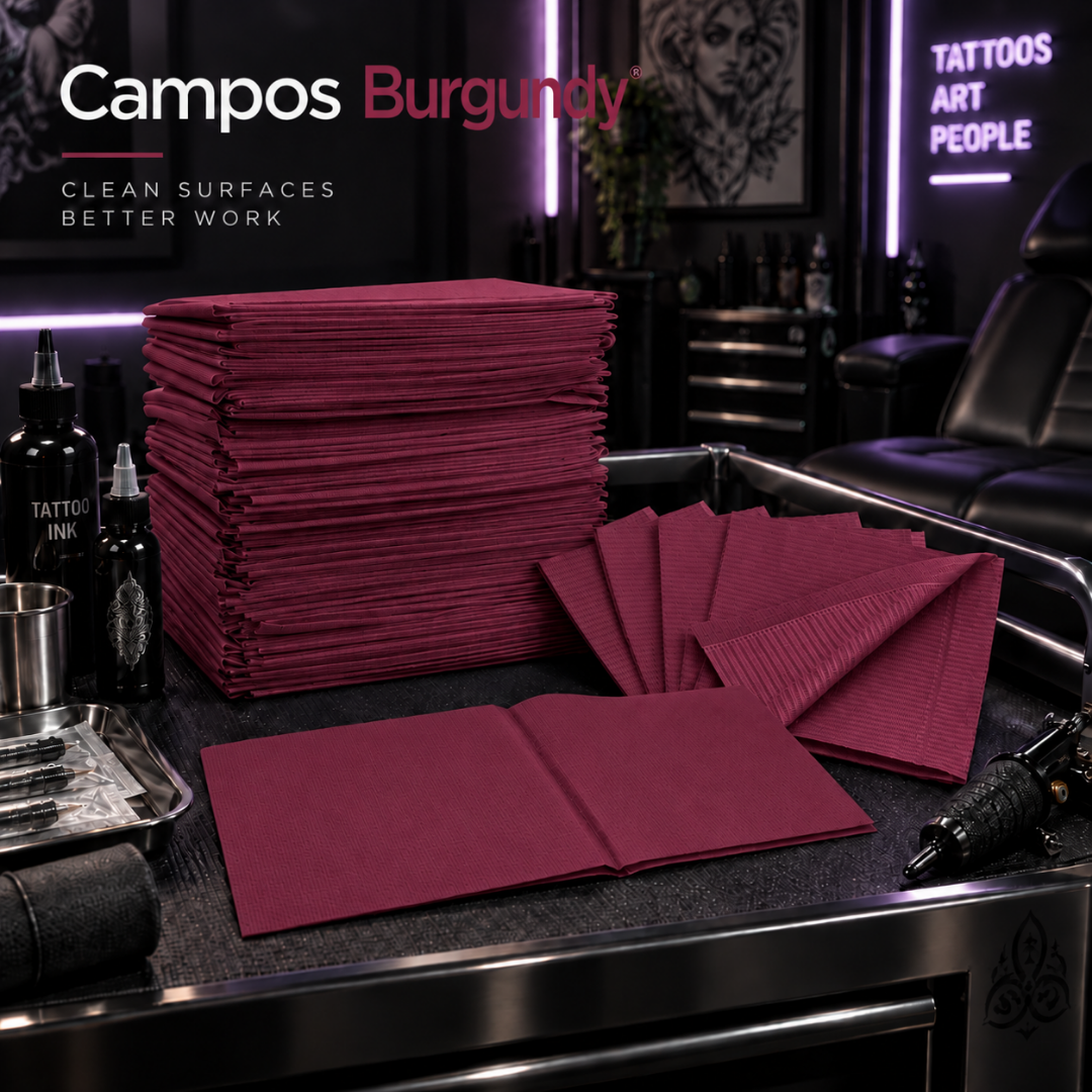 Campos NO Estériles Burgundy 50pcs.