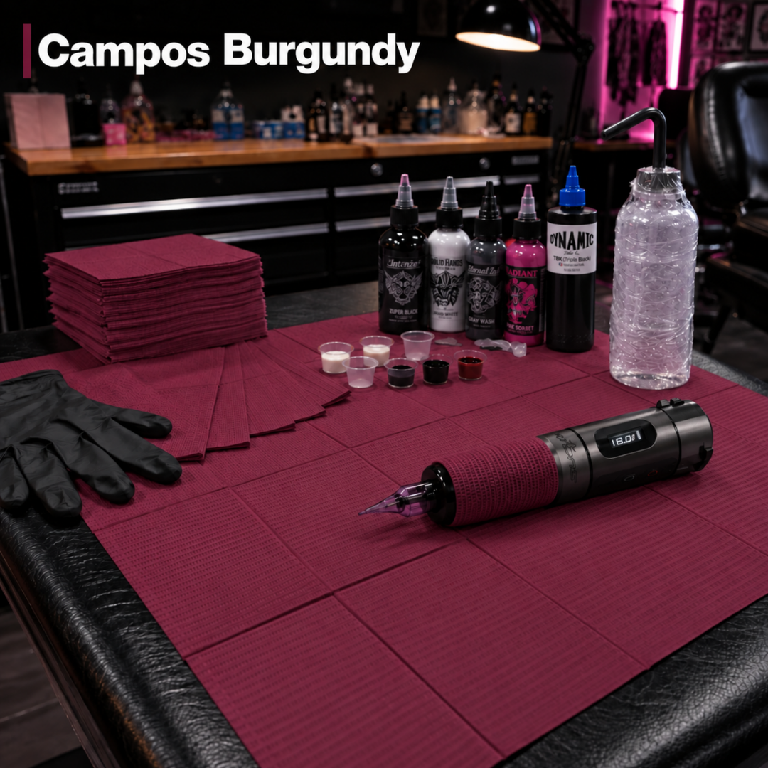 Campos NO Estériles Burgundy 50pcs.