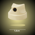 Cap Skinny Cream 1,6cm
