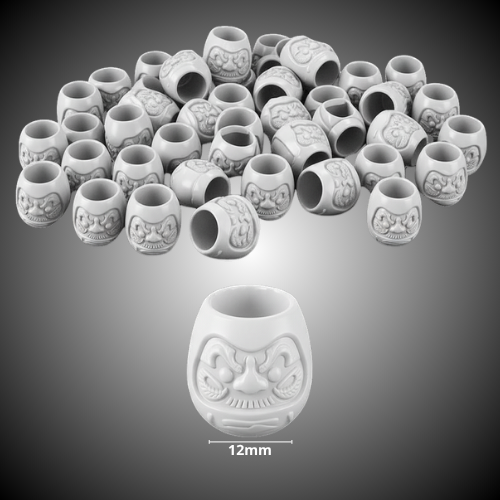 Tatuagem de boné Daruma 200 unidades