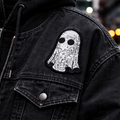 Hink Parche Luminoso fantasma tatuado