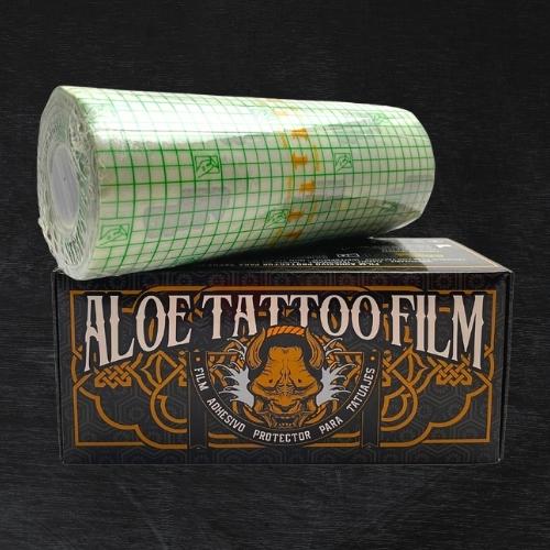 Película para tatuagem de aloé vera em rolo, 15 cm x 10 m