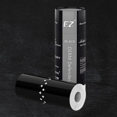 Rolo EZ Derm Defender Preto 15cm x 10m