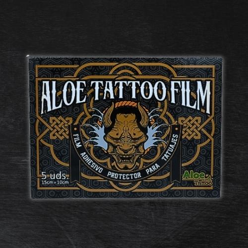 Película para tatuagem de aloé vera, 15cm x 10cm, 5 unidades
