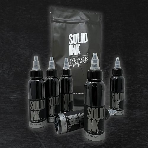 Solid Ink Set Grey Wash 6x4oz