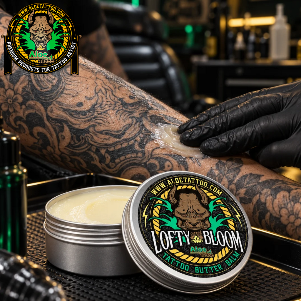 Tatuagem de Aloe Lofty Bloom