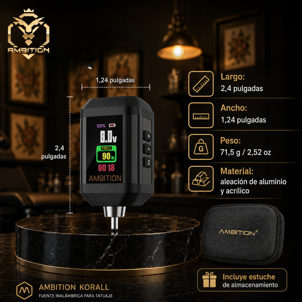 Ambition Korall Batería Negra