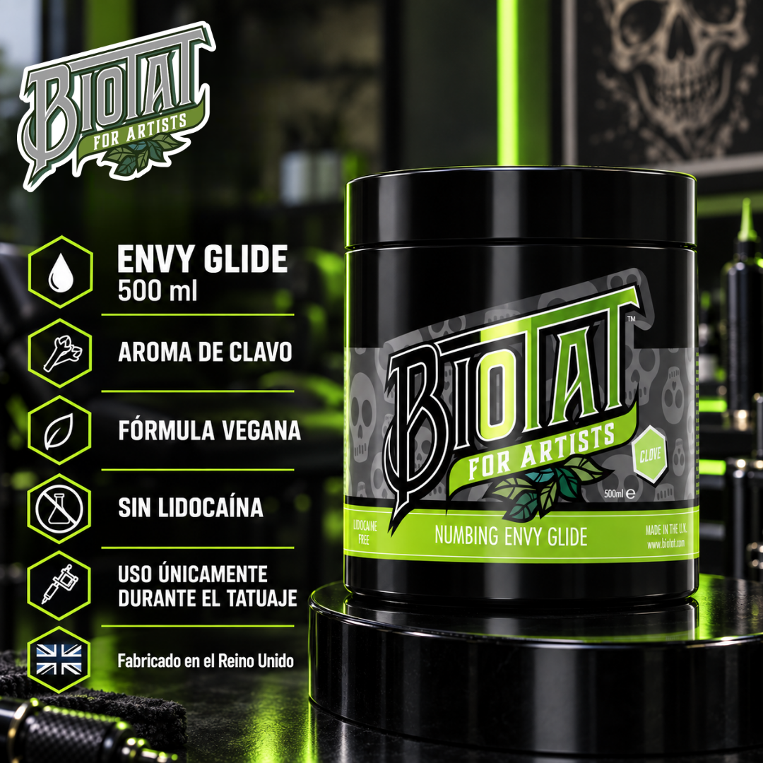 Biotat Anestésico Envy Tattoo Glide 500ml