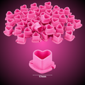 Caps Tattoo Corazón Pink 200uds