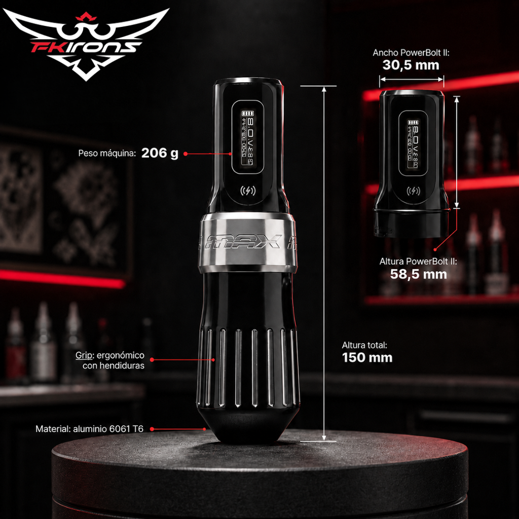 FK Irons Flux Max Darksaber 2x PowerBolt ll 4.0mm