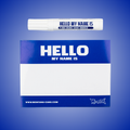 Montana "Hello my name is...“ Sticker Packs Blue 100unidades