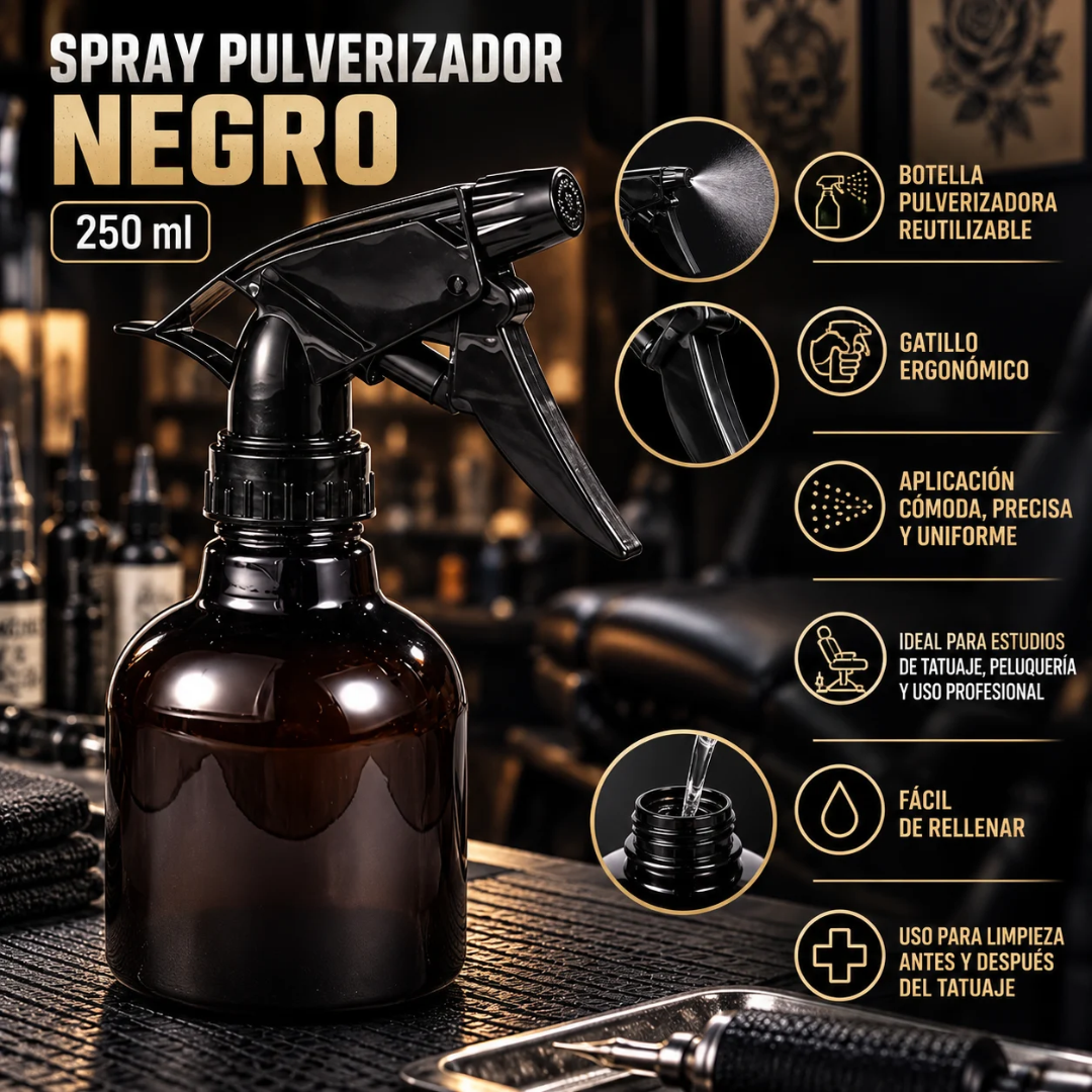 Spray Pulverizador Negro 250ml