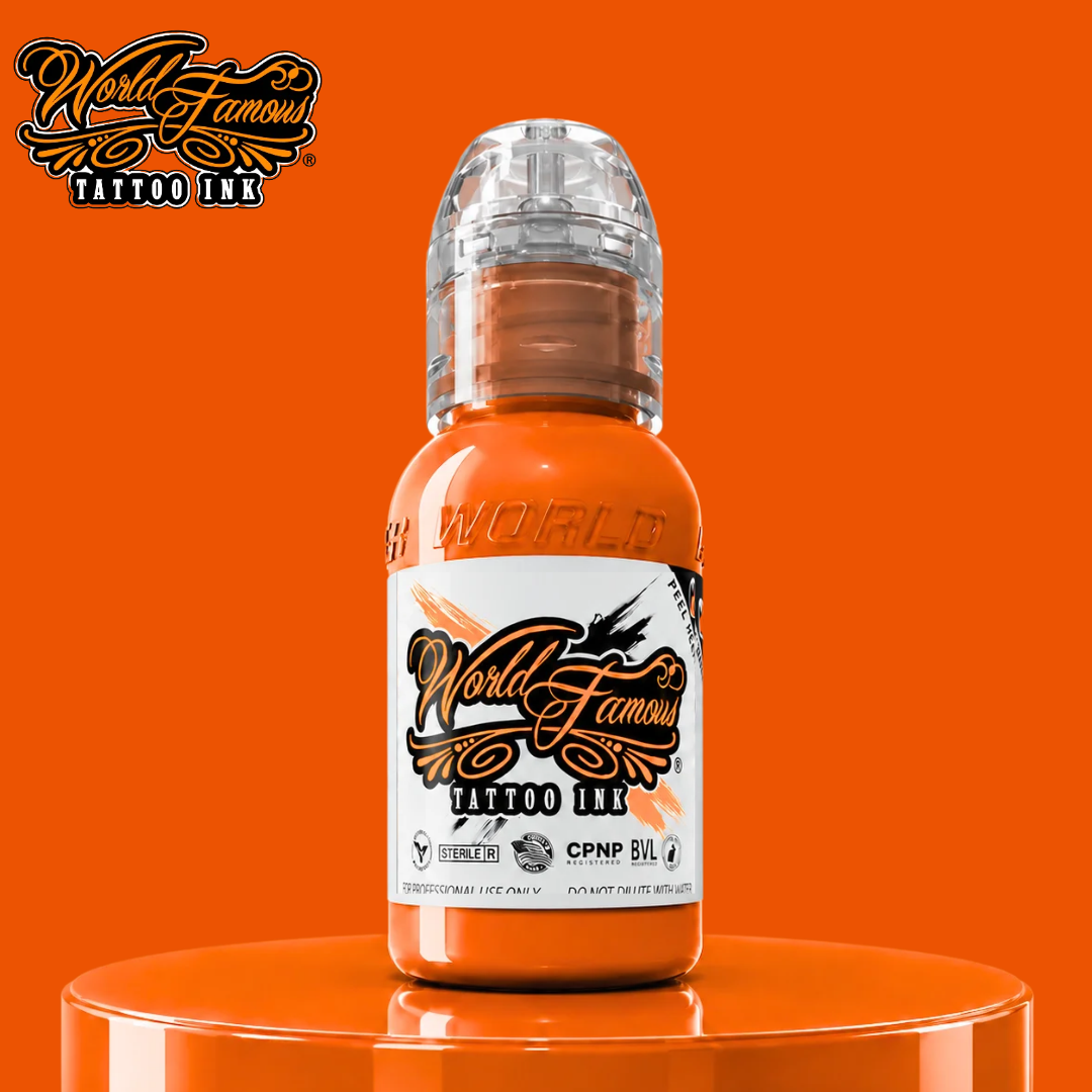 World Famous Ink Mike Asian Color Koi Orange 1oz