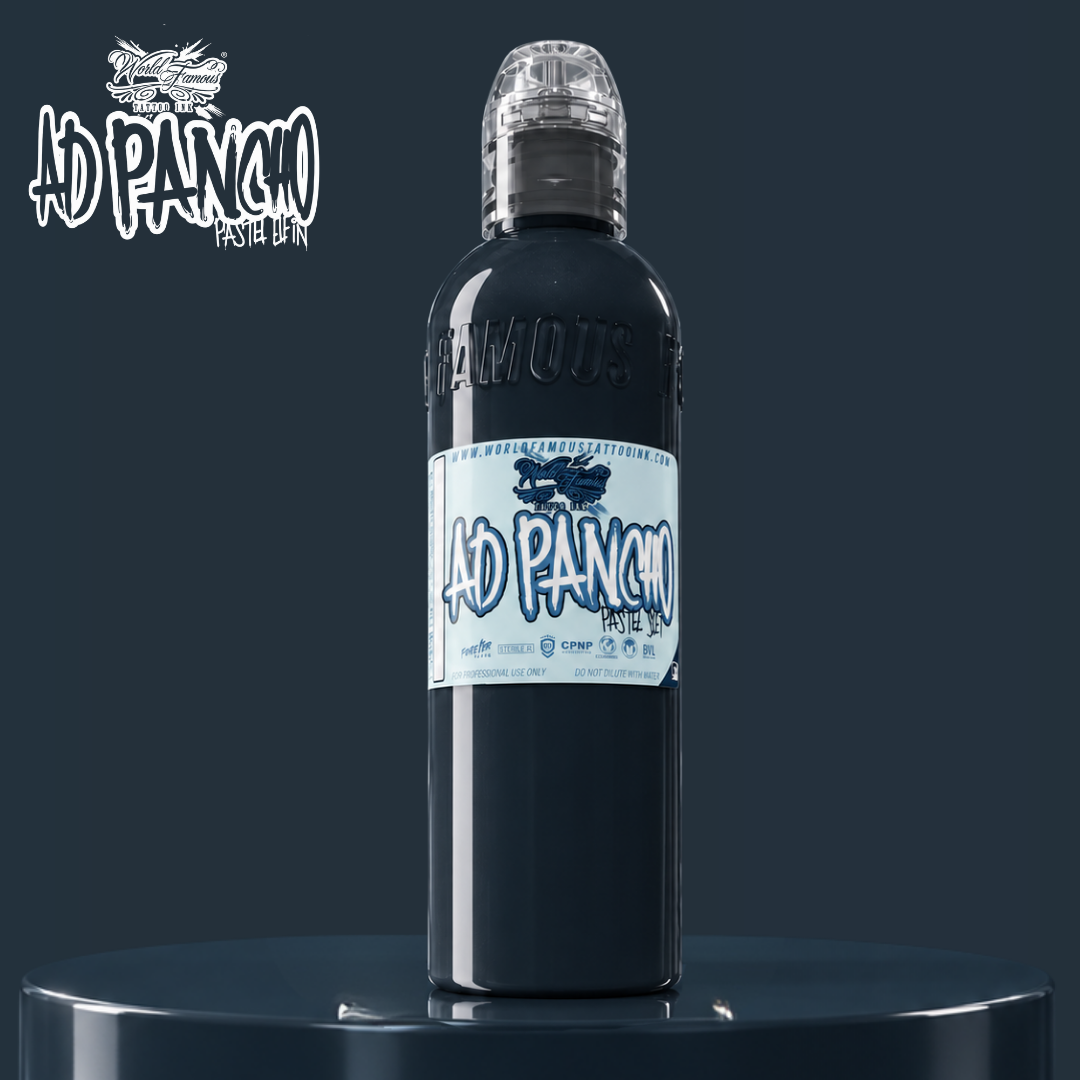 World Famous Ink AD Pancho Pastel Grey #4 120ml