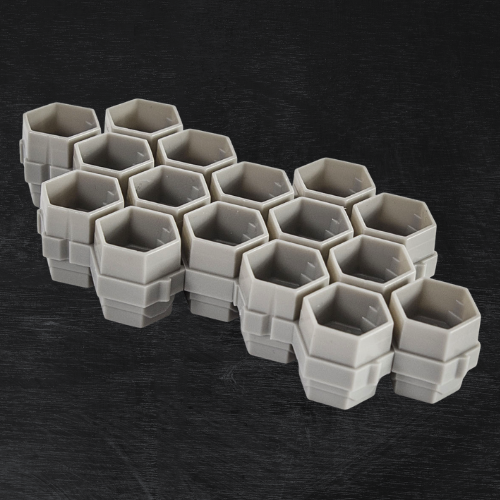 Hive Caps Tipo Colmena Gris