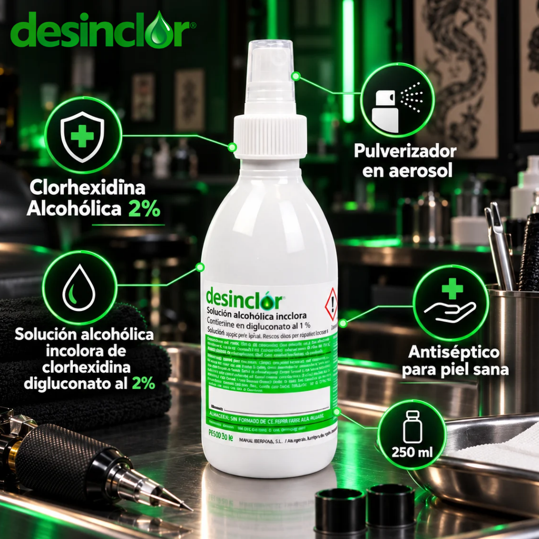 Solução Alcoólica Desinclor com Clorohexidina a 2%