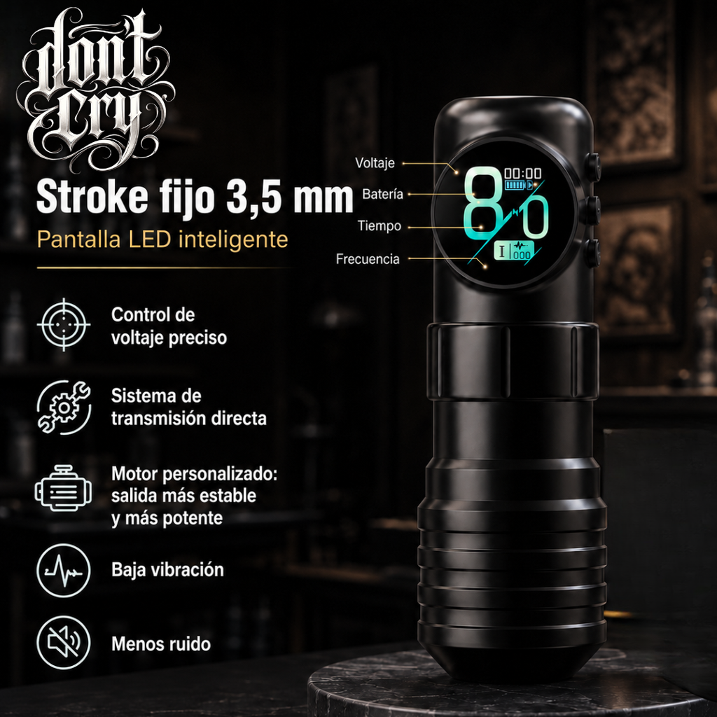 Don´t Cry Hustle Stroke 3,5mm Black