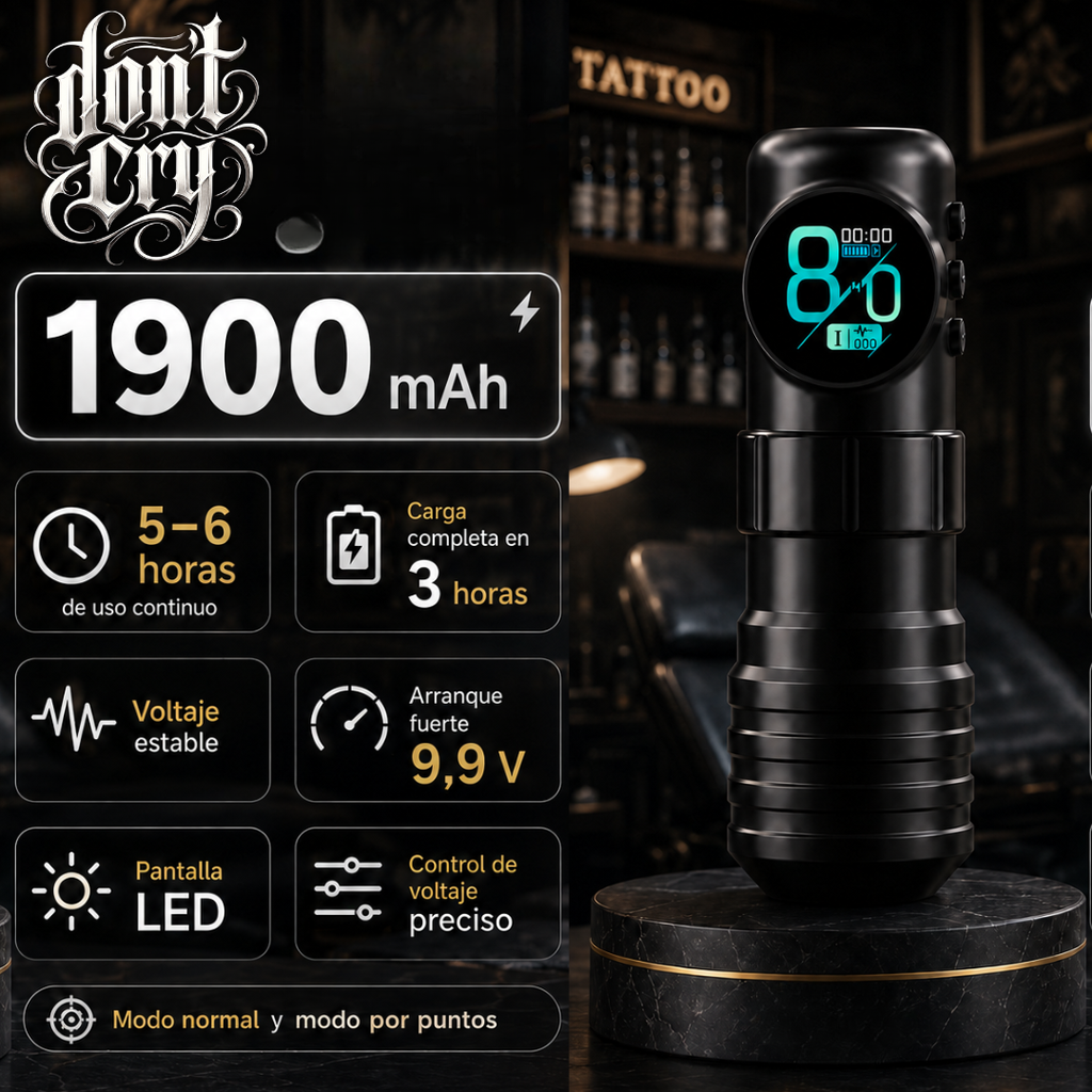 Don´t Cry Hustle Stroke 3,5mm Black