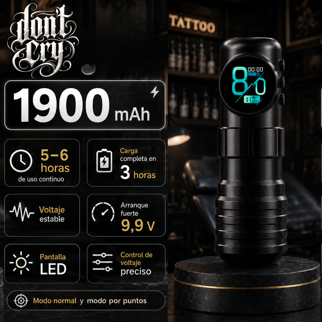 Don´t Cry Hustle Stroke 3,5mm Black