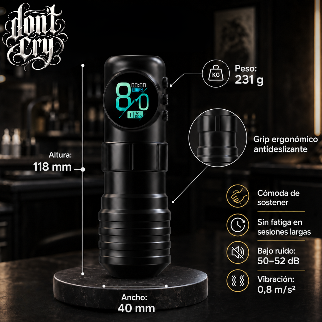 Don´t Cry Hustle Stroke 3,5mm Black