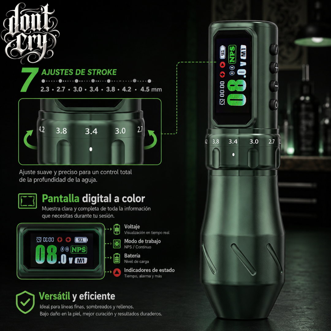 Don´t Cry Oeast Side Stroke Ajustable 2,3-4,5mm Green