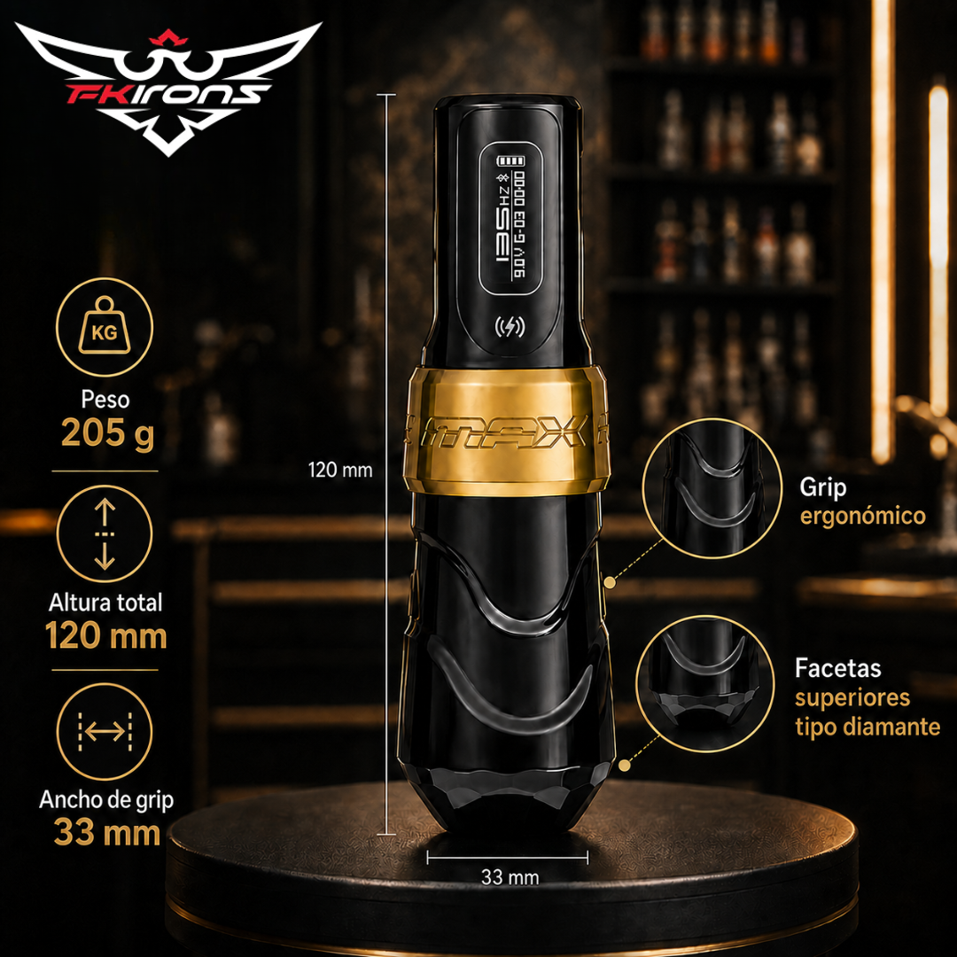 FK Irons Flux Max Gold Matte Black 4.0mm