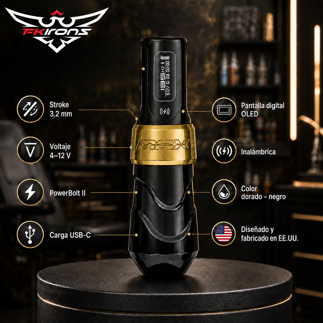 FK Irons Flux Max Gold Matte Black 4.0mm