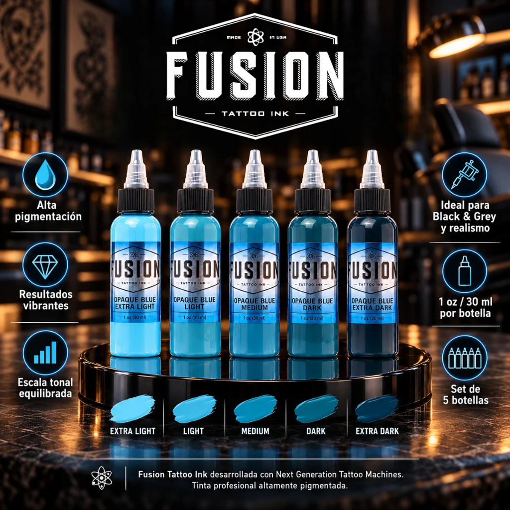 Fusion Ink Opaque Blue Set x5 1oz