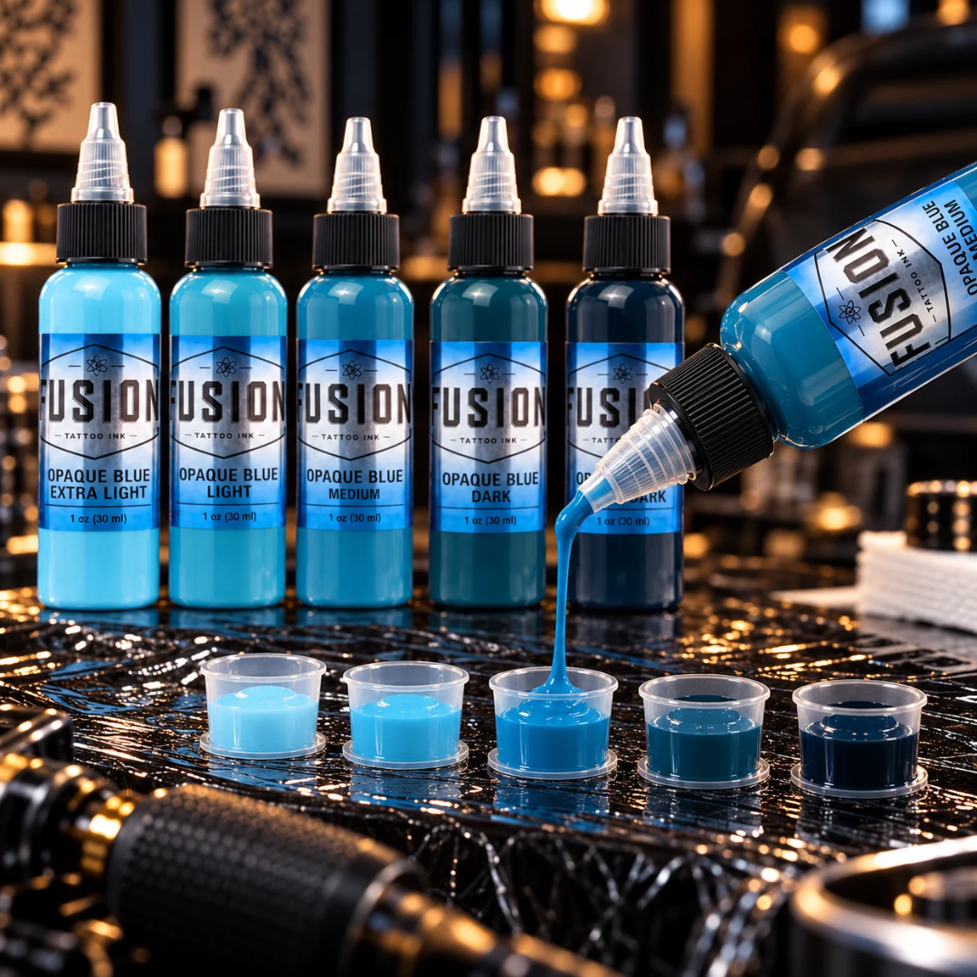 Fusion Ink Opaque Blue Set x5 1oz