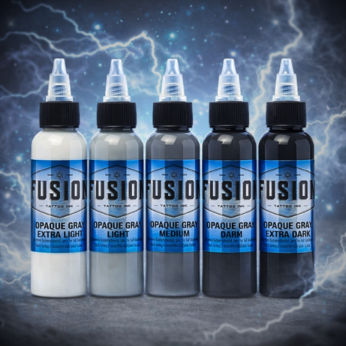 Fusion Ink Opaque Grey Set x5 1oz