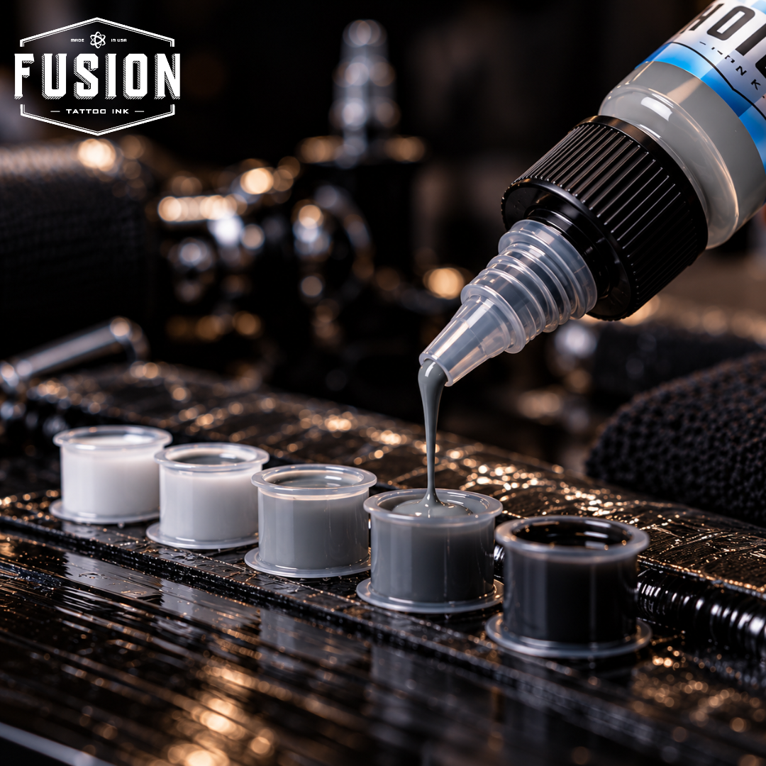 Fusion Ink Opaque Grey Set x5 1oz
