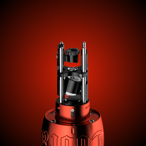 Ink Machines Cobra Tattoo Machine Grip 37mm Devilish Red