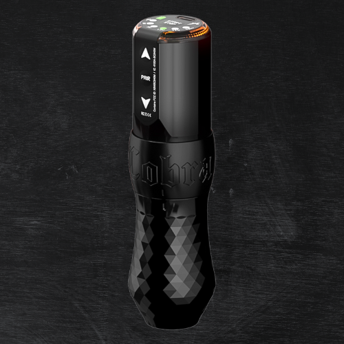 Ink Machines Cobra Tattoo Machine Grip 37mm Evil Black