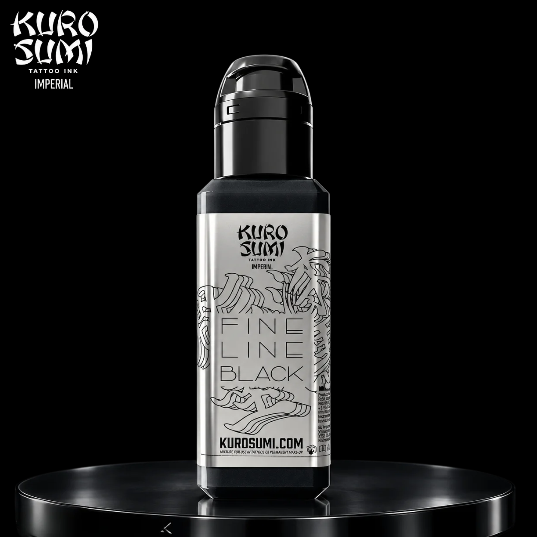 Kuro Sumi Imperial Tattoo Ink Fine Line Black 1,5oz (44 ml)