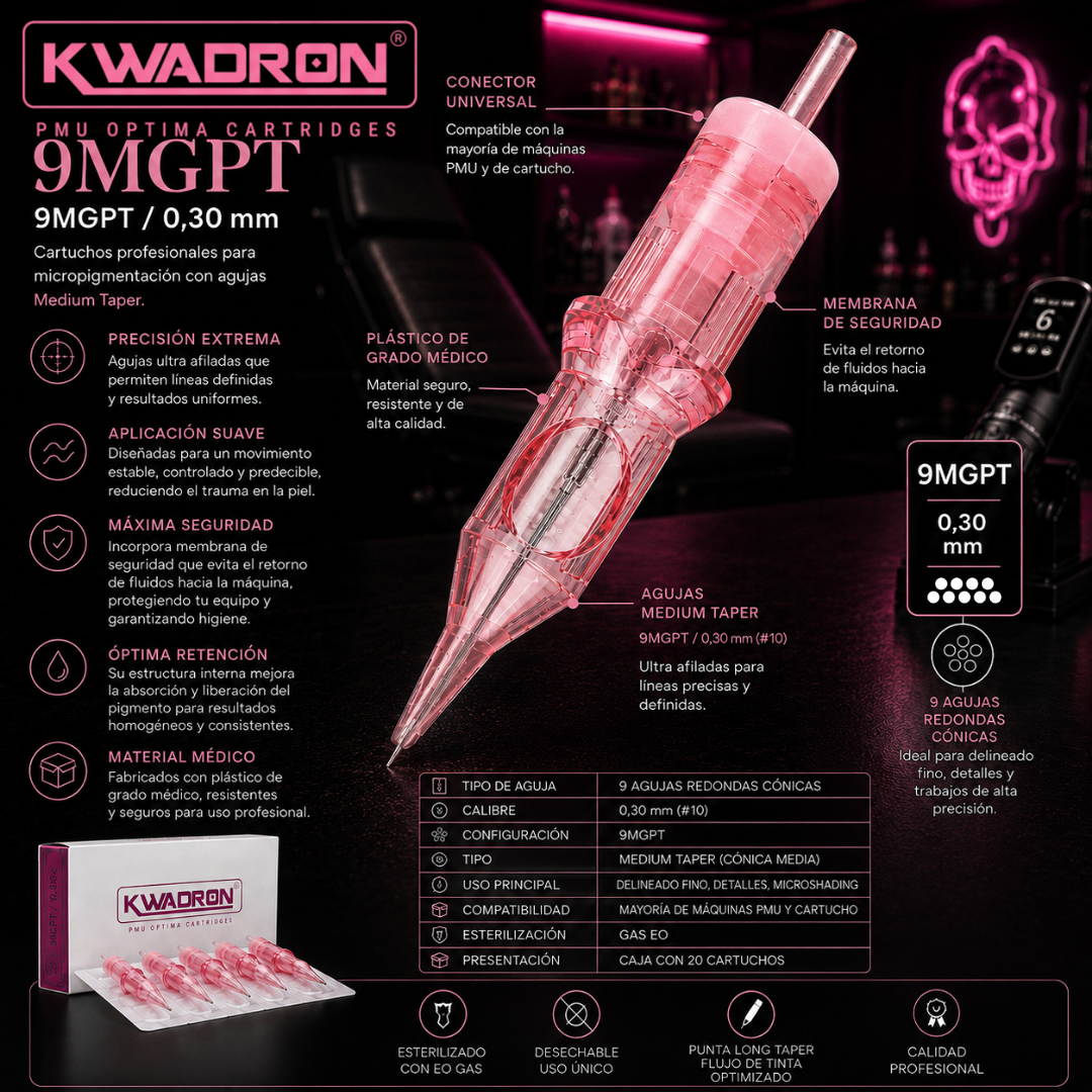 Kwadron Pmu Optima 9MGPT 0,30 20 Uds