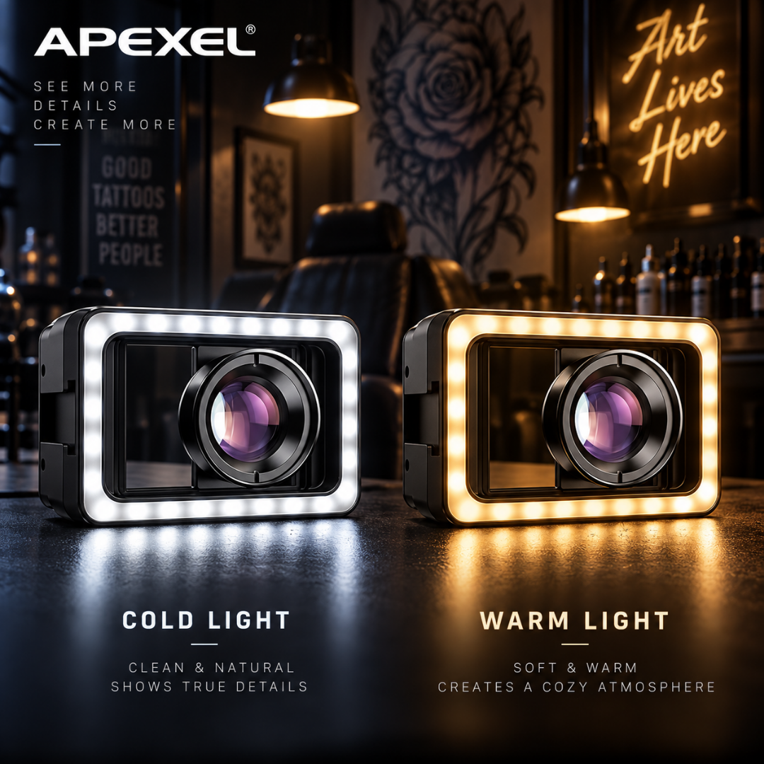 Lente Macro Y Luz LED Para Smartphone