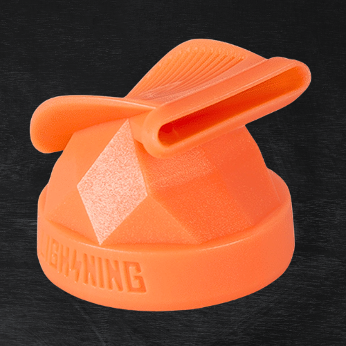 Cap  Lightning Orange
