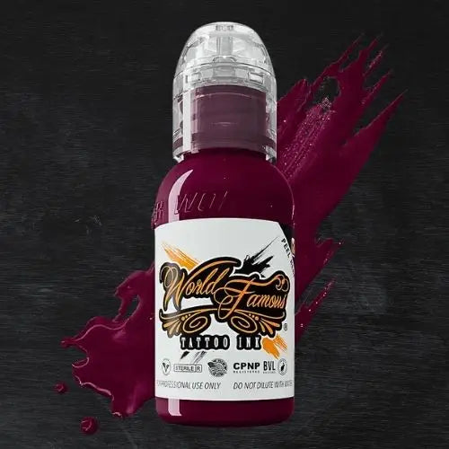 World Famous Ink Deep Magenta 1oz