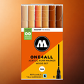 Molotow Pack x6 Rotuladores Acrílicos One4all 2mm Wood Set